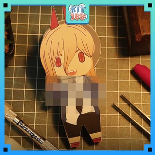 Mô hình giấy Anime Game Chibi Power - Chainsaw Man
