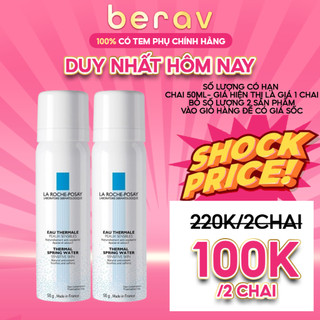 [SALE XẢ HÀNG] [MINISIZE] Nước xịt khoáng La Roche-Posay Thermal Spring Water làm sạch và làm dịu 50ml