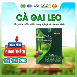 Trà Cà Gai Leo Túi Lọc - Siêu Thị Thiên Nhiên mát gan, thanh lọc cơ thể Hộp 30 túi