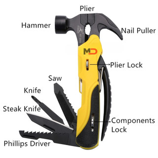 Búa rìu kìm đa năng 10 in 1 cực kỳ tiện lợi khi đi phượt thoát hiểm, cứu hộ, sinh tồn, du lịch bộ dụng cụ chuyên nghiệp