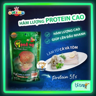 Thức ăn cá la hán OKIKO - HEAD UP OKIKO Lên Đầu cho cá la hán (100g)