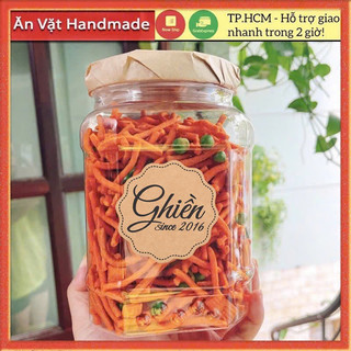 Bim bim que đậu hà lan hộp 500gram, Đồ ăn vặt Sài Gòn