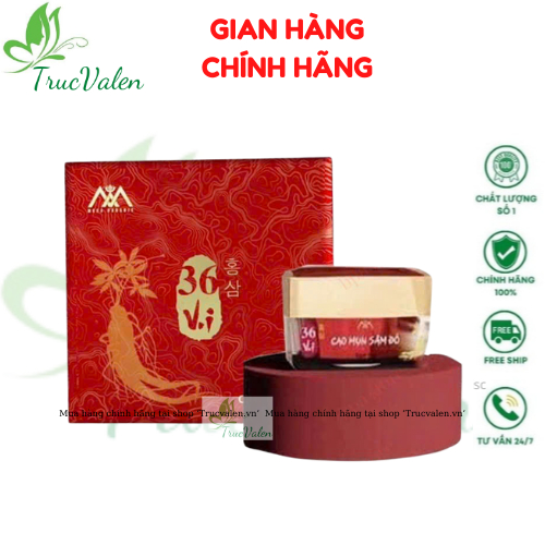 Cao Mụn Sâm Đỏ 36 Vị hũ15gr [100% Chính hãng]