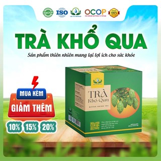 Trà Khổ Qua ( Mướp Đắng ) hộp 30 Túi Lọc Siêu Thị Thiên Nhiên