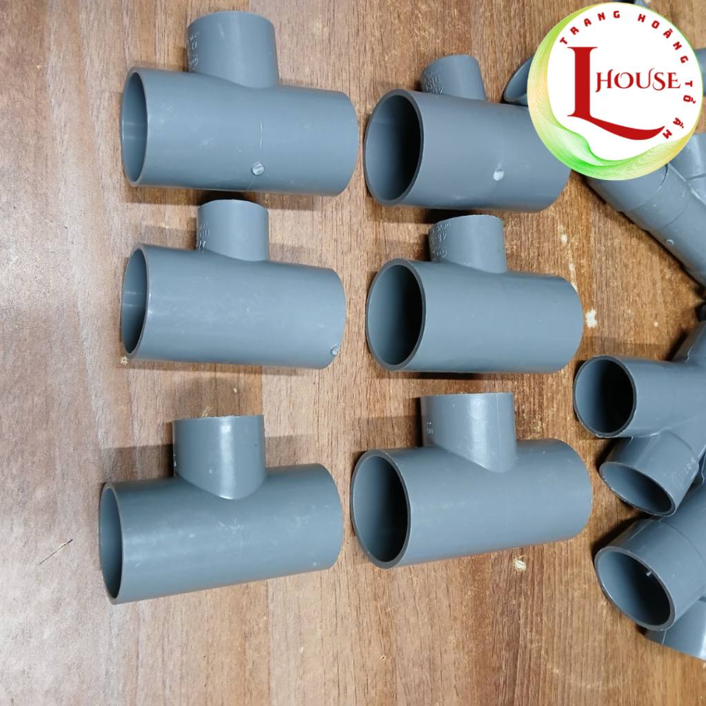Tê thu PVC 48, Ba Chạc Chuyển Bậc D48, Tê thu D48/42, 48/34, 48/27, 48/21 Tiền Phong L-House Shop