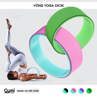 Vòng Tập Yoga 33cm - Yoga Wheel, Khung Nhựa ABS Bọc TPE - Uốn Lưng, Căn Cơ, Massage, Thư Giãn