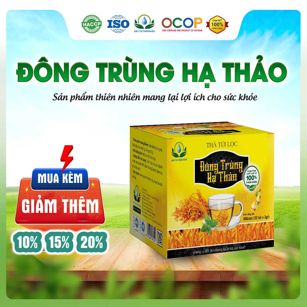 Trà Bổ Thận, Cải Thiện Sức Khoẻ Sinh Lý Nam Giới Nhanh - Siêu Thị Thiên Nhiên Hộp 30 Túi Lọc