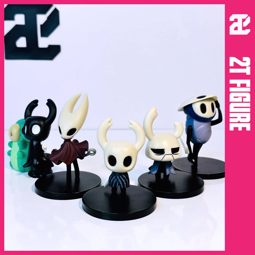 Hollow Knight, Figure, Mô hình nhân vật Game, The Knight, Hornet, Quirrel, combo 6 in 1, đồ chơi trư