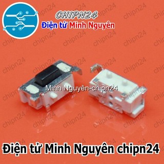 [10 CÁI] (KG1) Nút nhấn 2 chân 3x6x3.5mm SMD Dán Cong