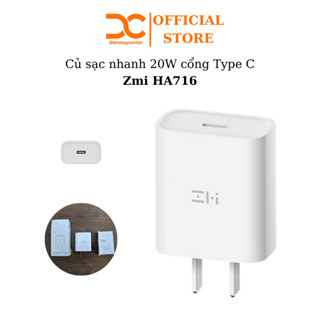 Củ sạc nhanh PD Type C 20W Xiaomi ZMI HA716 chuẩn PD 3.0/dây cáp sạc Al873K/AL872/AL870/AL871