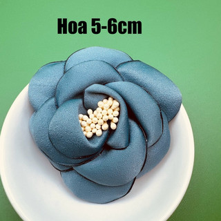Hoa cài áo 6cm -8cm chất liệu vải cao cấp dùng làm phụ kiện trang trí DIY