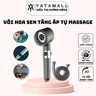 Vòi Hoa Sen,Vòi Nhà Tắm Tăng Áp Lực Nước Chống Gỉ 3 Chế Độ Xả Nước Tặng Kèm Dây YATAMALL