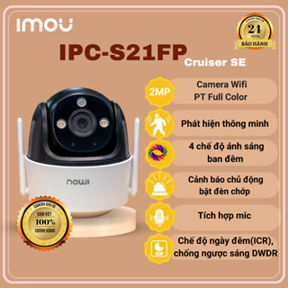  Camera wifi Ngoài Trời IMOU S21FP 1080p Có Màu Ban Đêm Xoay 360 Độ bảo hành 2 năm 