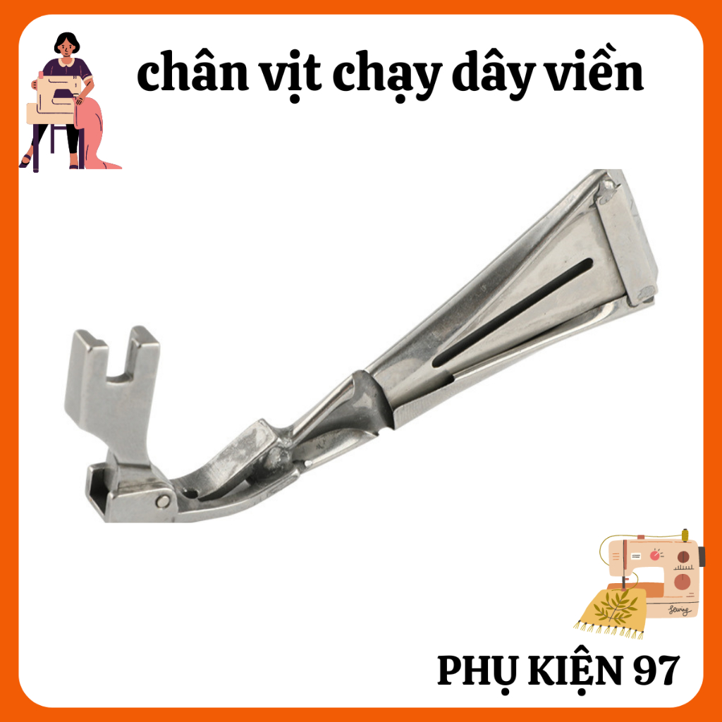 chân vịt chạy dây viền  máy 1kim