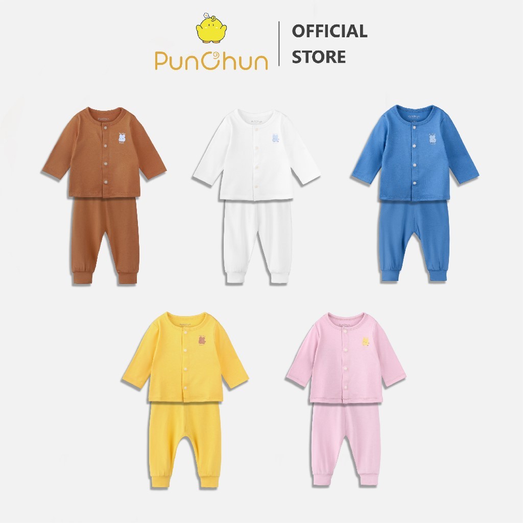 |PUNCHUN| BỘ QUẦN ÁO CÀI CÚC GIỮA PUNCHUN BUDDIES