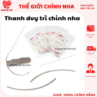 2 Thanh duy trì chỉnh nha thanh duy trì mặt lưỡi