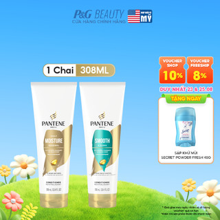 Dầu Xả PANTENE Pro-V Mỹ Dưỡng Ẩm Phục Hồi/ Suôn Mượt Óng Ả - Chai 308ML