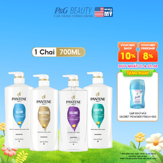 Dầu Gội PANTENE Pro-V Mỹ Dưỡng Ẩm Phục Hồi/ Tóc Dày Bồng Bềnh/ Sạch Sâu/ Suôn Mượt Óng Ả - Chai 700ML