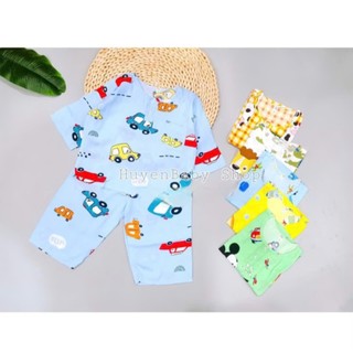 Bộ quần áo vải Tole, Lanh 2 da TAY DÀI cho bé trai
