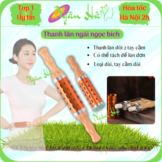 Thanh lăn ngải ngọc bích đôi massage mặt, body