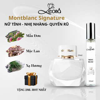   Auth - 10ml  Nước hoa nữ LEONA Perfume MONTBLANC với phong cách hiện đại sang trọng quyến rũ 