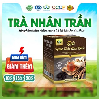 Trà Nhân Trần Cam Thảo Hộp 30 Túi Lọc Siêu Thị Thiên Nhiên
