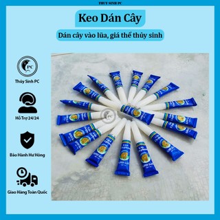 Keo dán cây thủy sinh giúp cố định cây vào đá, nền, hồ