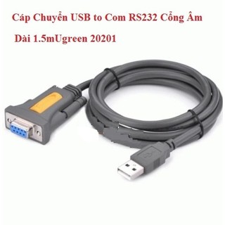 Cáp Chuyển USB to Com RS232 Cổng Âm Dài 1m5 Ugreen 20201
