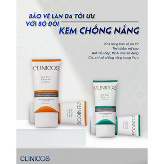 Kem chống nắng CLINICOS/ dạng sữa Cell Fusion C cure sunscreen 100 SPF50+ / ++++