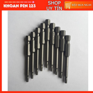 Đầu vặn vít 6 cạnh hình hoa thị chuôi lục giác