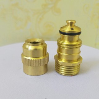 Đầu béc phun sương / mưa tùy chỉnh bằng đồng dùng tưới rau và tạo mưa mát mái