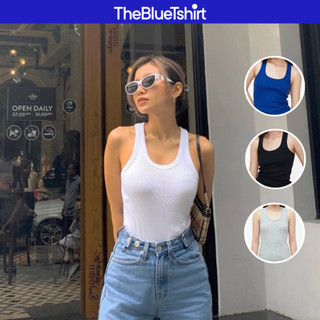 TheBlueTshirt - Áo ba lỗ nữ 2 dây to cotton có nhiều màu - 100% Tank