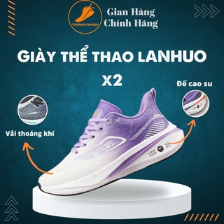 Giày thể thao nam nữ LANHOU X2 giày thể thao, giày chạy bộ êm ái, thoáng khí, đệm lót cao su
