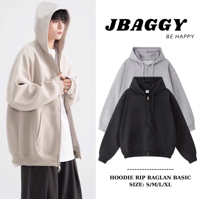 Áo Khoác Nỉ Hoodie Zip NQ30 AM Form Rộng Nam Nữ Unisex , Áo Hoodie Nỉ Bông Mũ Rộng 2 Lớp Siêu Hót 20