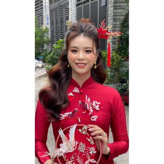châm cài tóc áo dài