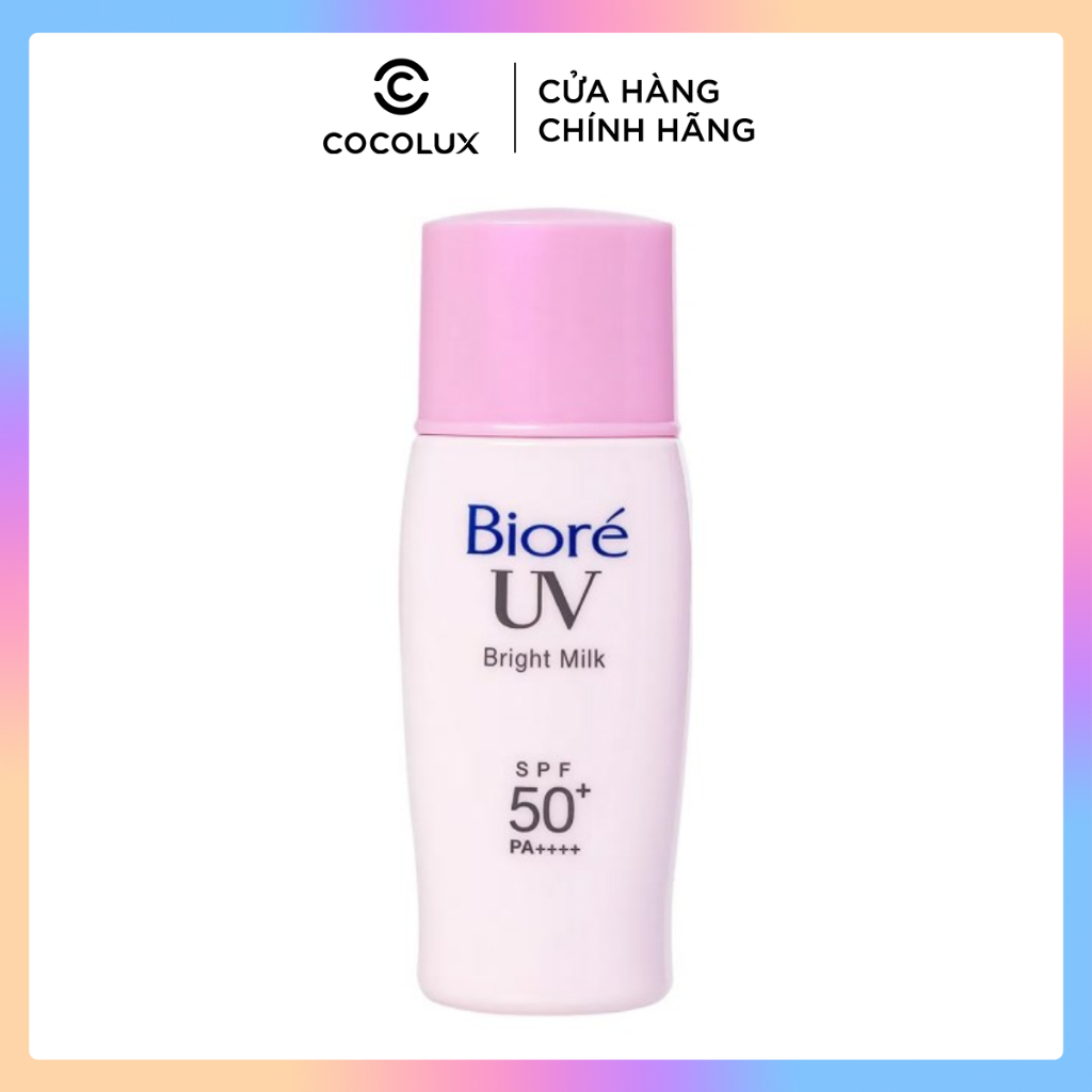 Sữa Chống Nắng Bioré Sáng Hồng Tự Nhiên SPF50+/PA+++ 30ml