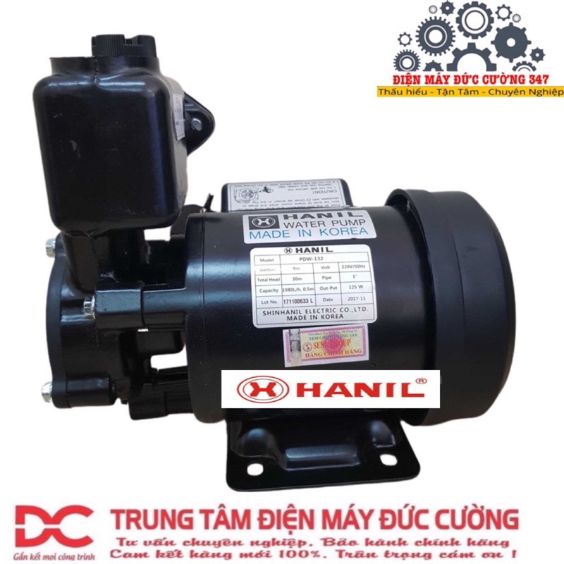 Máy bơm nước hanil 132