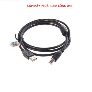 (Hỏa Tốc - HCM) Cáp máy in 1,5m có đầu chống nhiễu Chuẩn USB 2.0