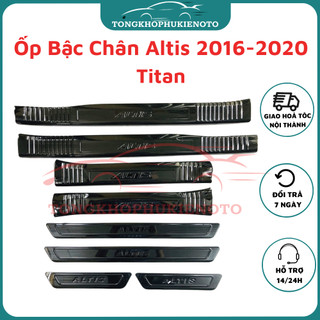 Ốp bậc cửa trong, ngoài xe Toyota Altis 2016-2020 Titan