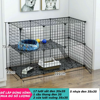   SỈ SLL  Lưới chuồng quây chó mèo   tặng kèm chốt  BÁN LẺ THEO TẤM lắp ghép giá siêu rẻ 