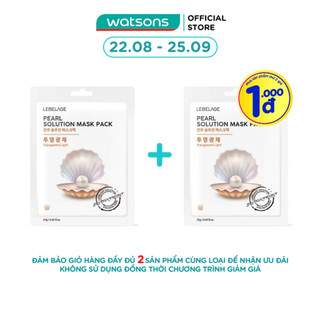 Mặt Nạ Lebelage Pearl Solution Mask Pack Transparent Light Chiết Xuất Ngọc Trai 25g