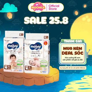 Bỉm dán/quần Moony Natural siêu cao cấp Nội Địa Nhật Bản - Hàng chính hãng