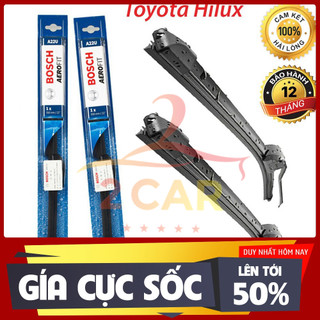 [GẠT MƯA Ô TÔ] Gạt mưa xe Toyota Hilux gạt mềm không xương chính hãng Bosch ( Giá 1 đôi )