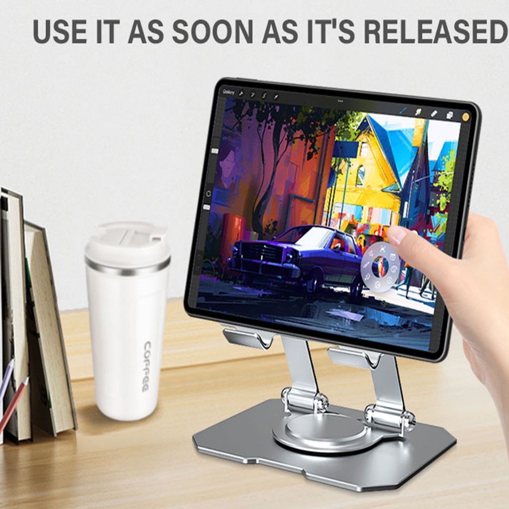 Cúp thế giới Giá đỡ máy tính bảng xoay 360 độ, giá đỡ iPad kim loại cao cấp có thể điều chỉnh độ cao và góc | BigBuy360 - bigbuy360.vn