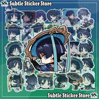 - Set 10/15/30 cái Sticker Wanderer / Scaramouche / Scara game Genshin Impact dán trang trí chống nước
