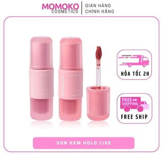 Son kem lì hold live all in love nhung lì kháng nước siêu lì son kem mềm mịn dễ tán lâu trôi son