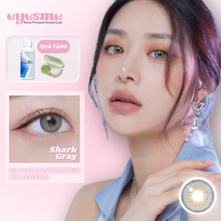 Lens eyesme - shark gray - lens xám tây - kính áp tròng hàn quốc từ 0 đến 8 độ