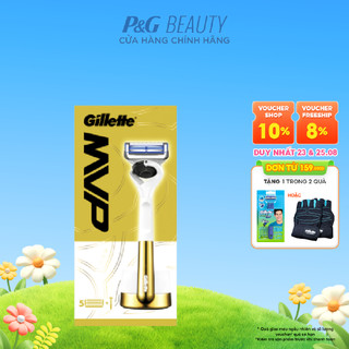 Dao Cạo Râu GILLETTE Mvp Gồm 1 Cán Dao Và 5 Đầu Dao Cạo