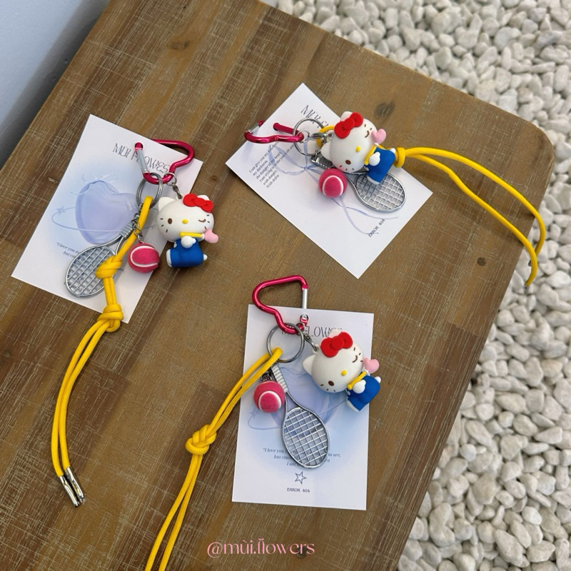 [404 D17 ] Charm gắn túi hello kitty trendy