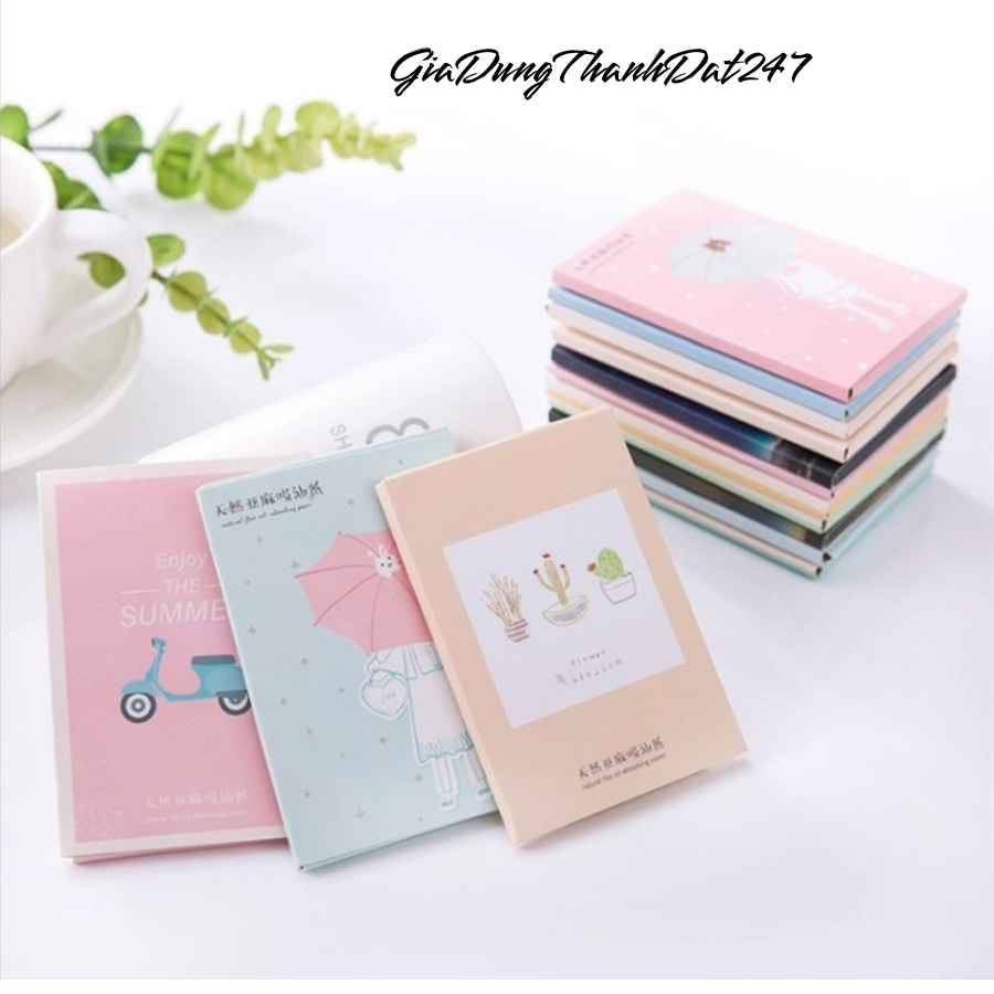 DTN373 Giấy thấm dầu gói 50 miếng - TD247